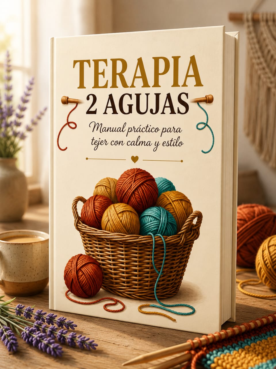 Terapia a Dos Agujas: Manual práctico para tejer con calma y estilo